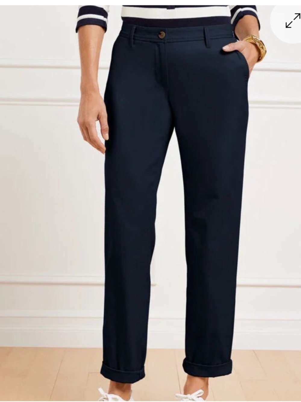 Talbots Classic Straight-Leg Pants NWT
